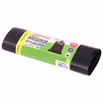 Мешки для мусора 120 л, черные, в рулоне 10 шт., ПНД, 11 мкм, 1020х670 мм, Любаша, 608093 в Рубцовске Мешки для мусора 120 л, черные, в рулоне 10 шт., ПНД, 11 мкм, 1020х670 мм, Любаша, 608093 в Рубцовске