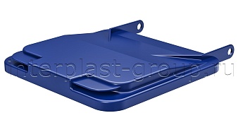 Комплект крышки для контейнера 120 л. синяя  синий в Рубцовске