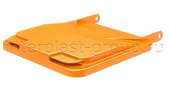 Комплект крышки для контейнера 120 л. оранжевая  оранжевый в Рубцовске