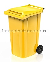 Контейнер для мусора 240 л желтый облегченный 240 желтый в Рубцовске Контейнер для мусора 240 л желтый облегченный 240 желтый в Рубцовске