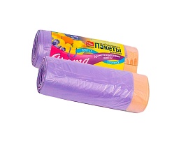 Мешки для мусора 35 л, ароматизированные, Лаванда, сиреневые, в рулоне 10 шт., ПНД, 12 мкм, 560х530 мм, GRIFON Aroma, 101-080 La в Рубцовске Мешки для мусора 35 л, ароматизированные, Лаванда, сиреневые, в рулоне 10 шт., ПНД, 12 мкм, 560х530 мм, GRIFON Aroma, 101-080 La в Рубцовске