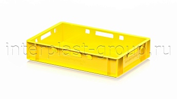 Ящик для мяса и колбасных изделий Е-1 желтый в Рубцовске