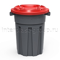 Мусорный бак универсальный  80 л серый 80 серый в Рубцовске