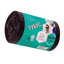 Мешки для мусора 12 л, черные, в рулоне 30 шт., ПНД, 6 мкм, 550х320 мм, Концепция Быта Tubus, 604936 в Рубцовске Мешки для мусора 12 л, черные, в рулоне 30 шт., ПНД, 6 мкм, 550х320 мм, Концепция Быта Tubus, 604936 в Рубцовске