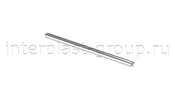 Ось металлическая для контейнера 120 л.  серый в Рубцовске