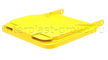 Комплект крышки для контейнера 120 л. желтая  желтый в Рубцовске