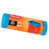 Мешки для мусора 80 л, синие, в рулоне 20 шт., ПНД, 12 мкм, 900х700 мм, PACLAN Classic, 606335 в Рубцовске Мешки для мусора 80 л, синие, в рулоне 20 шт., ПНД, 12 мкм, 900х700 мм, PACLAN Classic, 606335 в Рубцовске