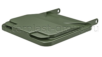 Комплект крышки для контейнера 120 л. зеленая  зеленый в Рубцовске