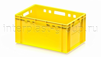 Ящик для мяса и колбасных изделий Е-3 желтый в Рубцовске